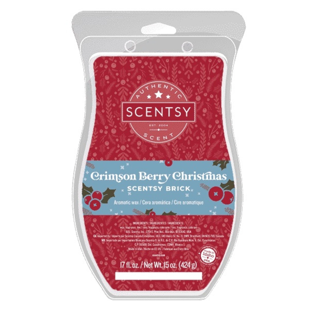 Scentsy Crimson Berry Wax Brick- New- $24